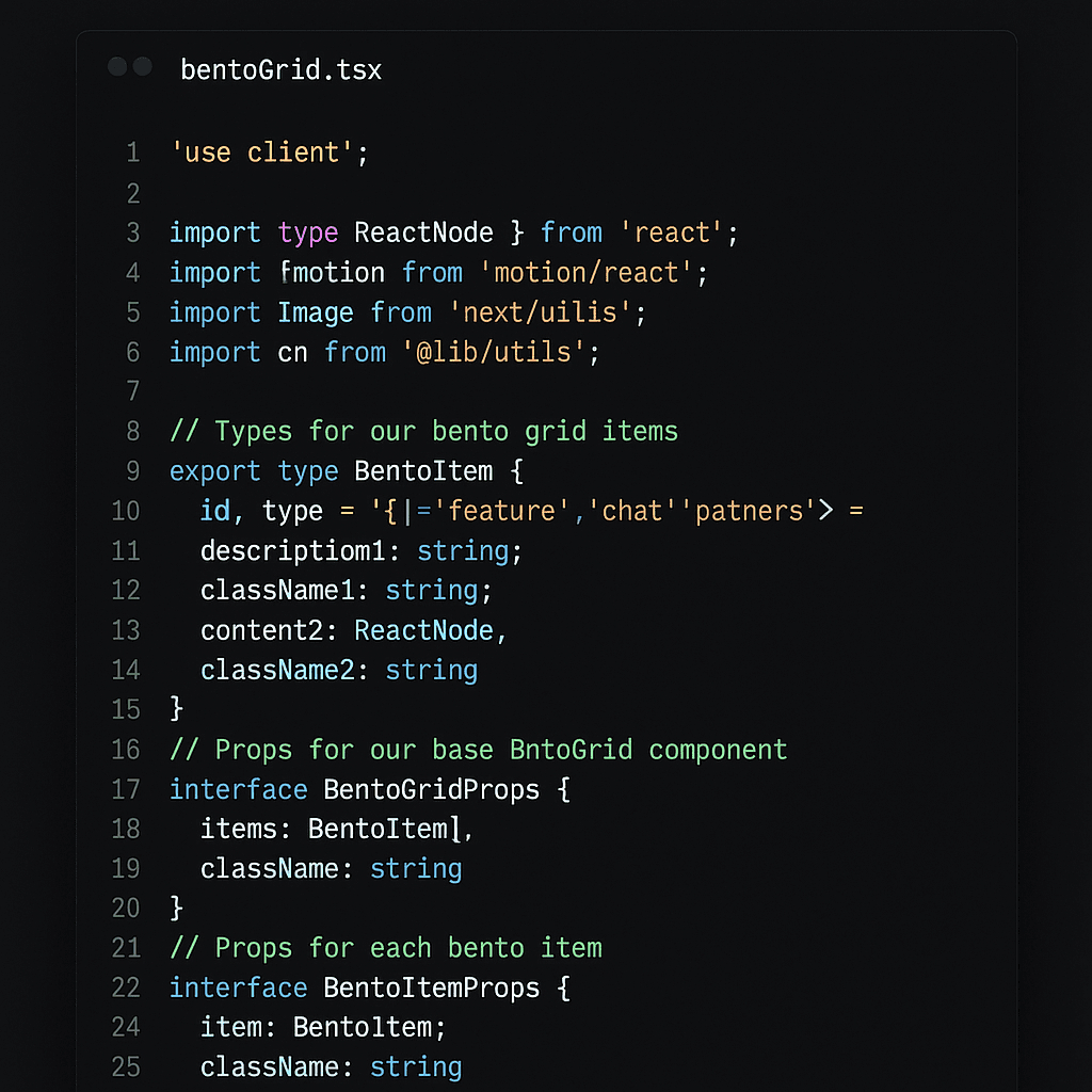 TypeScript code